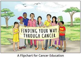 thumbnail image of the Hesperian and American Cancer Society's Cancer Education flipchart