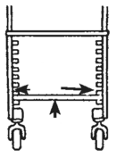 components of an adjustable foot rest.