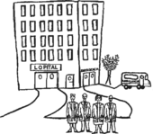 illustration of the below: different levels of community medical care