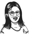  a woman speaking