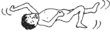 A child lying on floor with seizures in hand then spread to feet